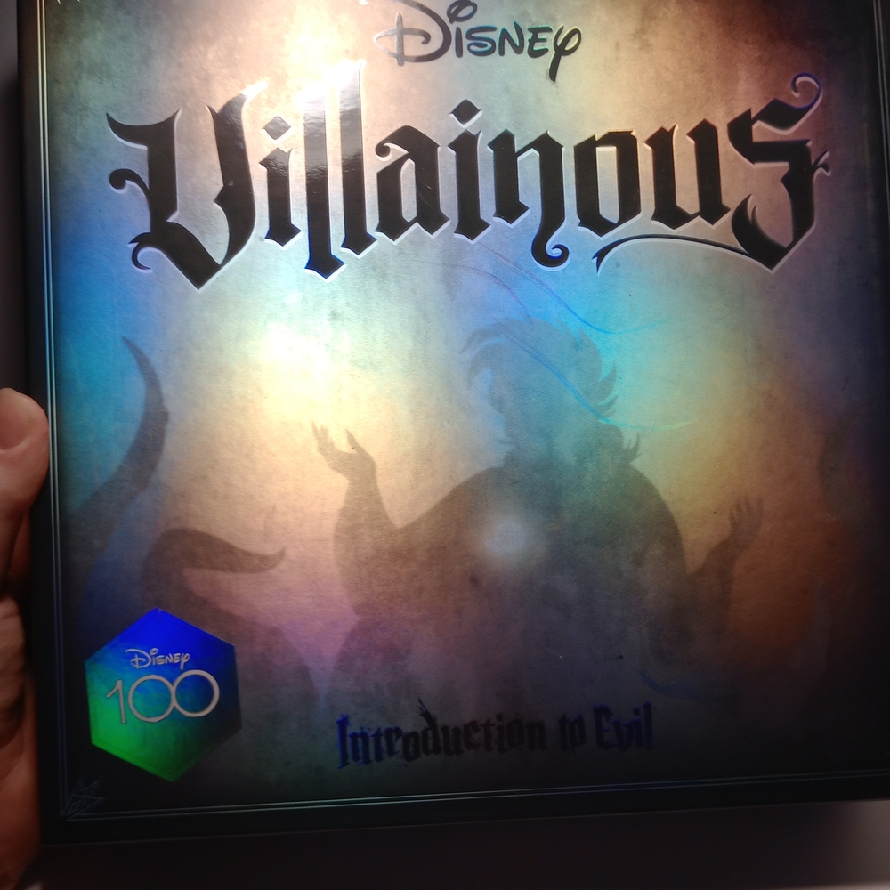 Disney Villainous Game with Iridescent Cover